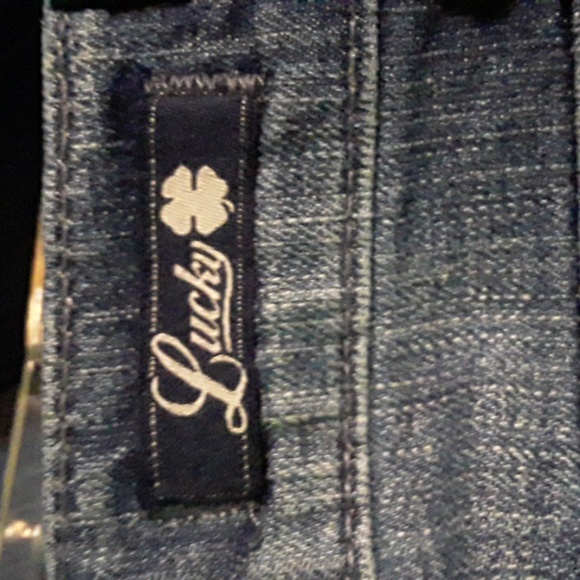 Lucky Brand Distressed Cropped Jeans Size 2 - Picture 5 of 7